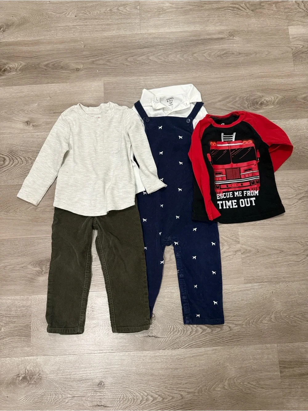 3T boys fall sets